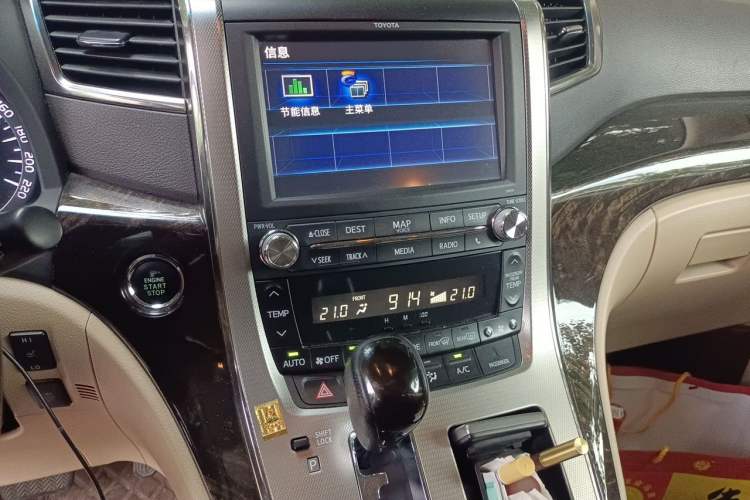 Used Toyota Alphard 2011 3.5L Luxury Edition Audio And AC Panel