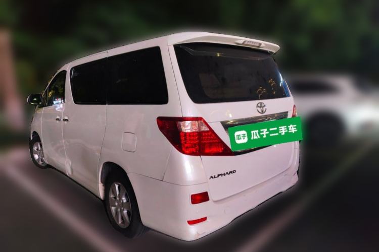 Used Toyota Alphard 2011 2.4L Luxury Edition Rear Left 45 Deg