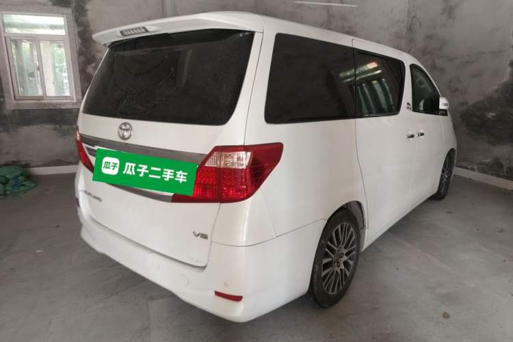 Used Toyota Alphard 2011 3.5L Luxury Edition Rear Right 45 Deg