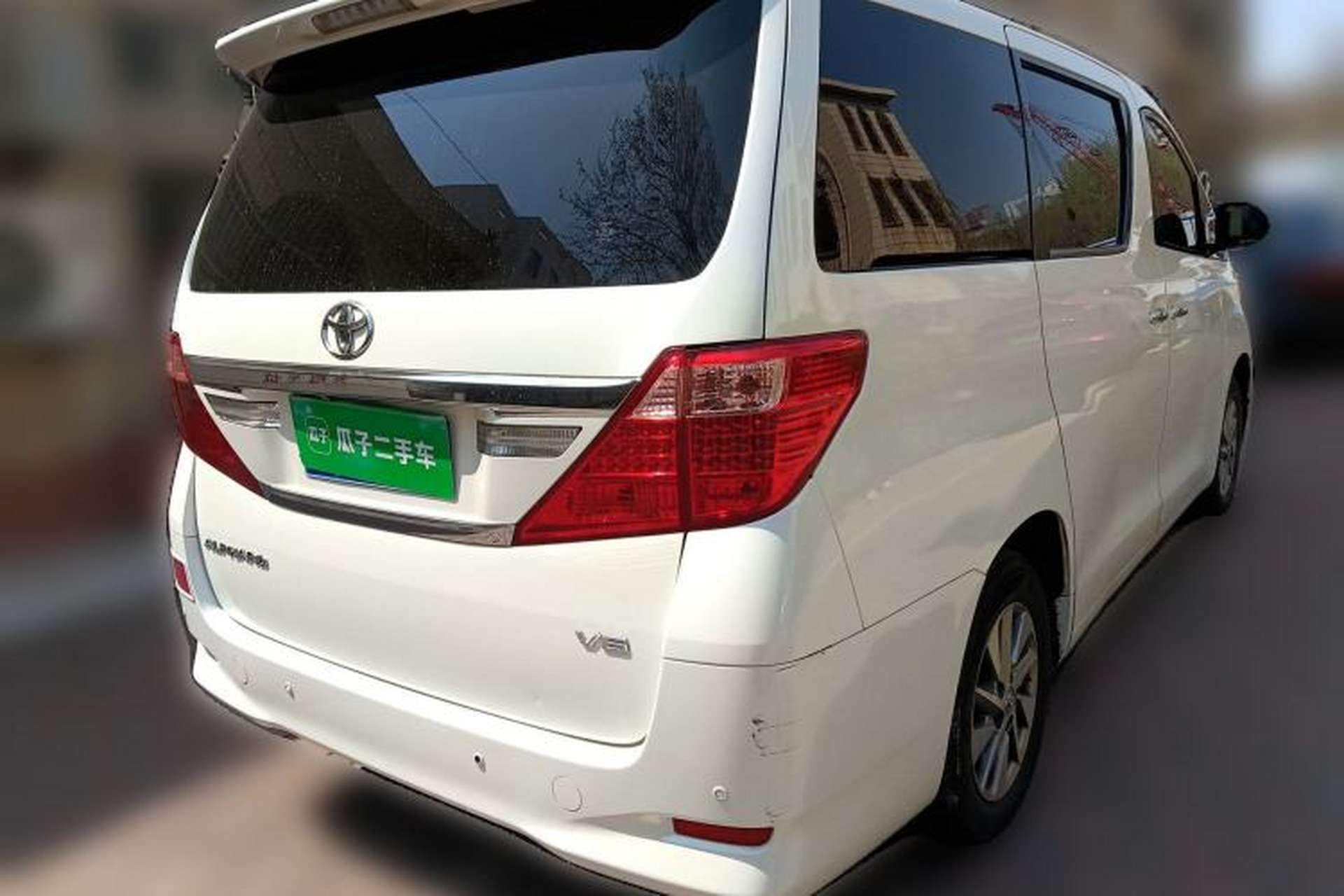 Used Toyota Alphard 2011 3.5L Luxury Edition Rear Right 45 Deg