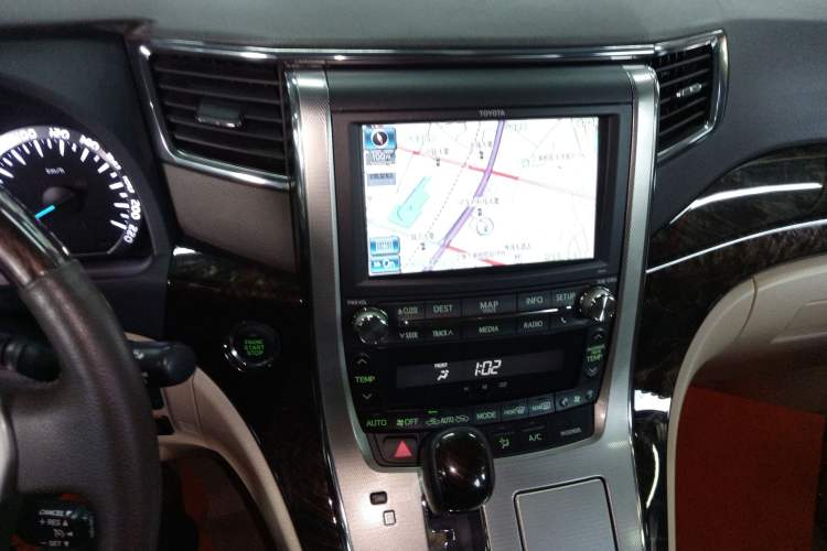 Used Toyota Alphard 2012 3.5L Luxury Edition Audio And AC Panel