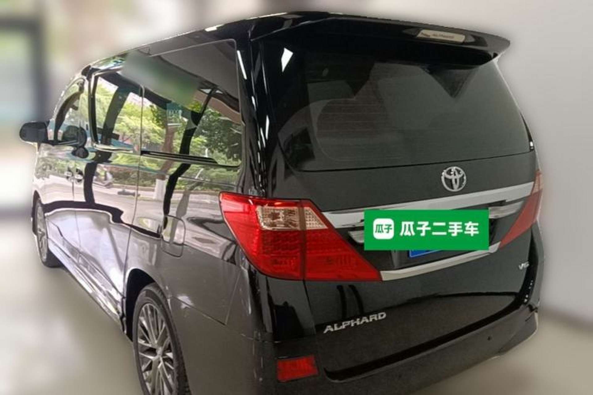 Used Toyota Alphard 2012 3.5L Luxury Edition Rear Left 45 Deg