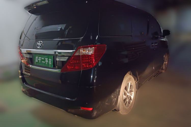 Used Toyota Alphard 2012 2.4L Luxury Edition Rear Right 45 Deg