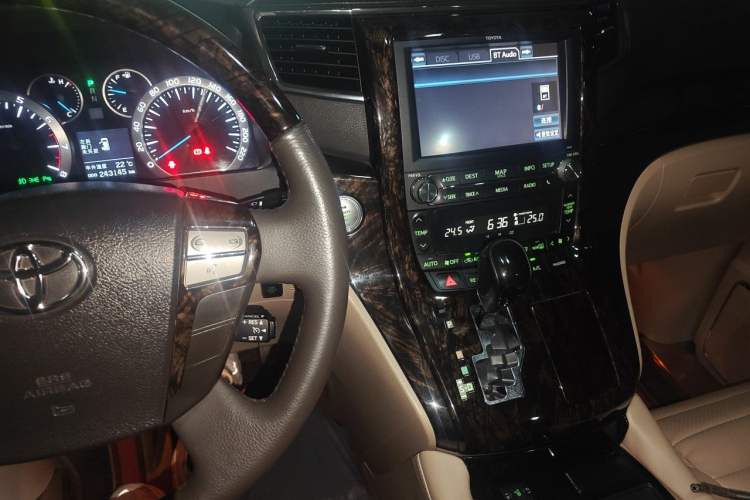 Used Toyota Alphard 2012 3.5L Luxury Edition Audio And AC Panel