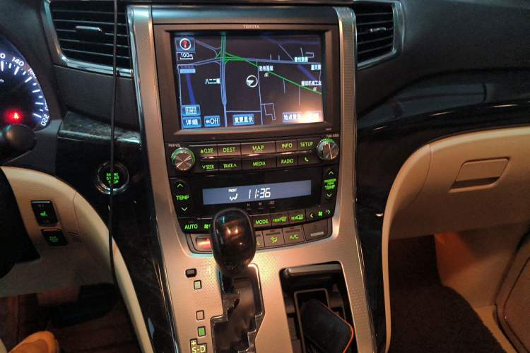 Used Toyota Alphard 2012 3.5L Luxury Edition Audio And AC Panel