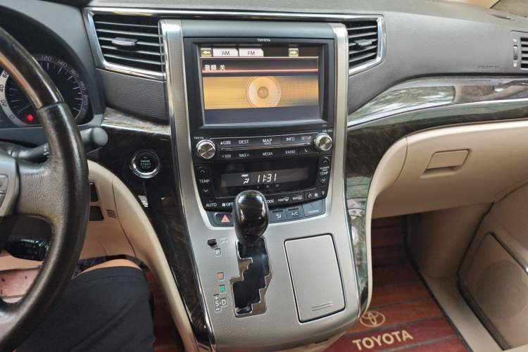 Used Toyota Alphard 2012 3.5L Luxury Edition Audio And AC Panel