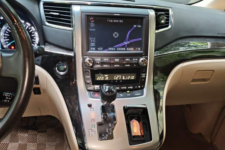 Used Toyota Alphard 2012 3.5L Luxury Edition Audio And AC Panel