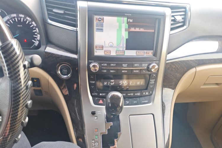 Used Toyota Alphard 2012 3.5L Luxury Edition Audio And AC Panel