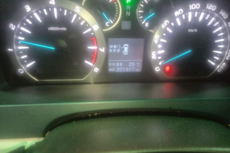 Used Toyota Alphard 2012 3.5L Luxury Edition Odometer Close Up