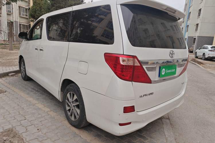 Used Toyota Alphard 2012 3.5L Luxury Edition Rear Left 45 Deg