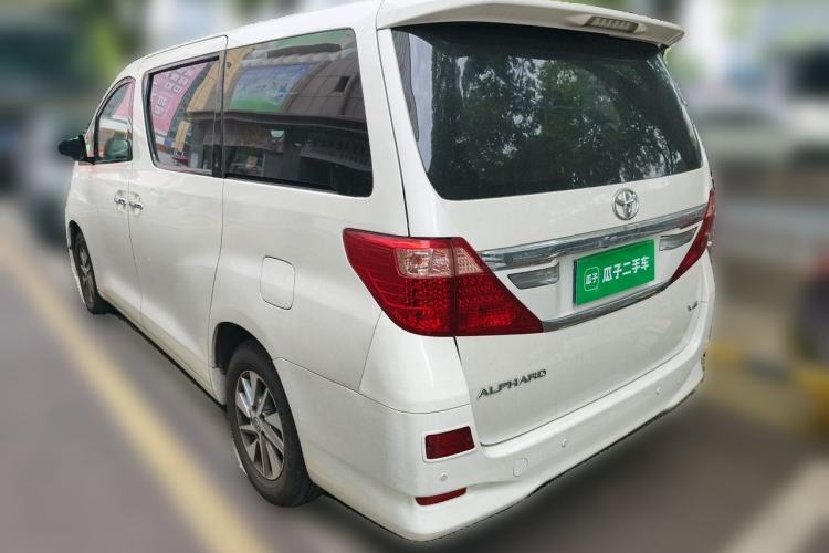 Used Toyota Alphard 2012 3.5L Luxury Edition Rear Left 45 Deg