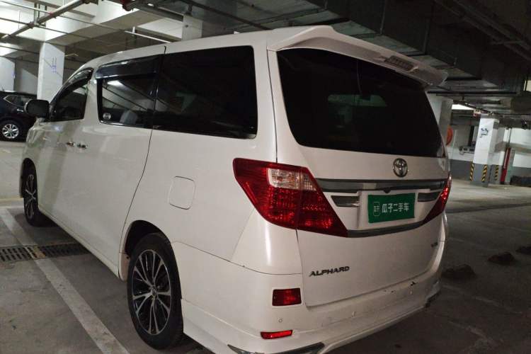 Used Toyota Alphard 2012 3.5L Luxury Edition Rear Left 45 Deg