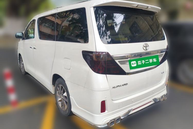 Used Toyota Alphard 2012 3.5L Luxury Edition Rear Left 45 Deg