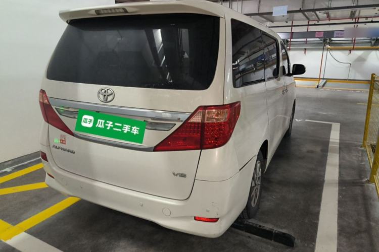 Used Toyota Alphard 2012 3.5L Luxury Edition Rear Right 45 Deg