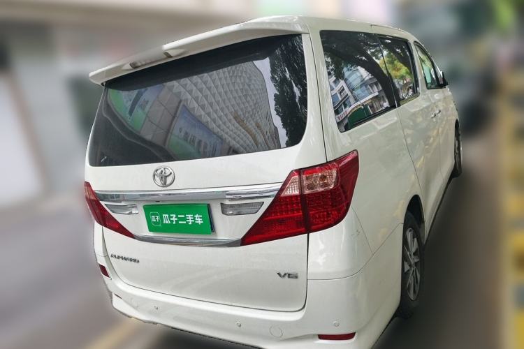 Used Toyota Alphard 2012 3.5L Luxury Edition Rear Right 45 Deg