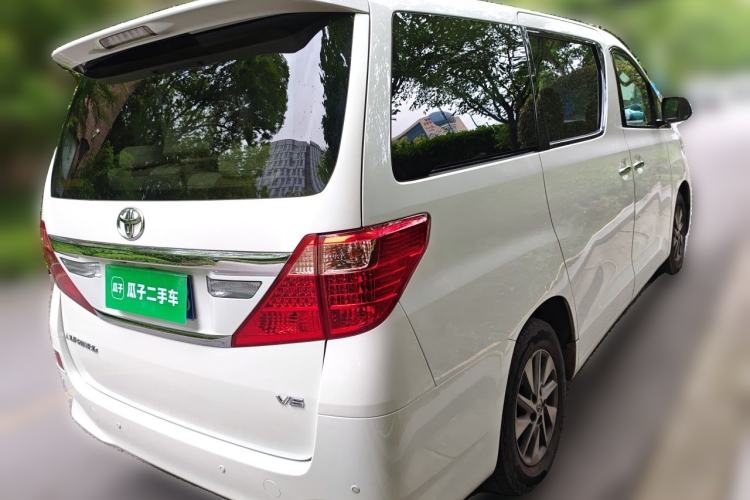 Used Toyota Alphard 2012 3.5L Luxury Edition Rear Right 45 Deg
