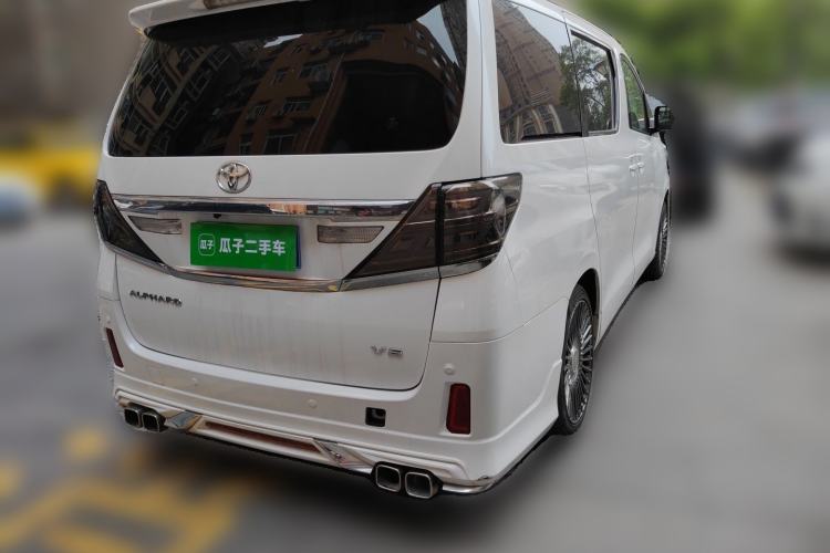 Used Toyota Alphard 2012 3.5L Luxury Edition Rear Right 45 Deg