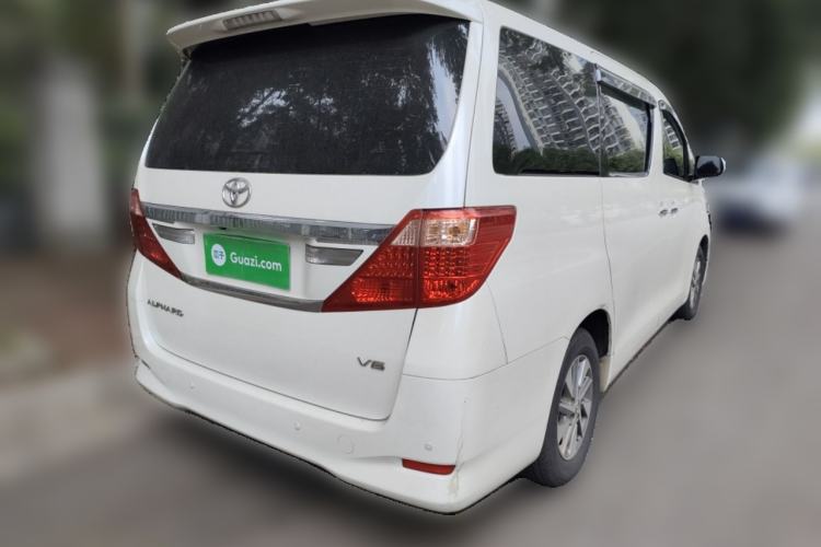 Used Toyota Alphard 2012 3.5L Luxury Edition Rear Right 45 Deg