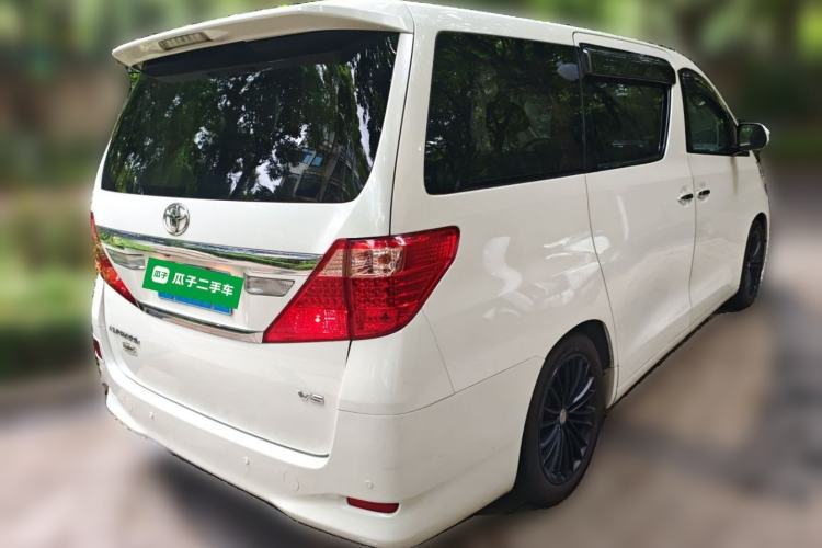 Used Toyota Alphard 2012 3.5L Luxury Edition Rear Right 45 Deg