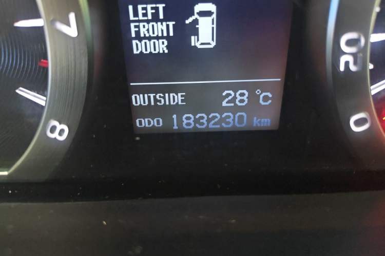 Used Toyota Alphard  Odometer Close Up