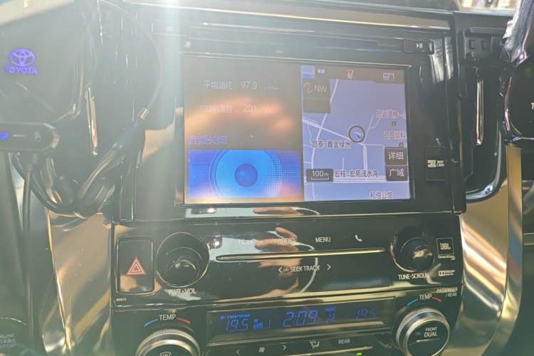 Used Toyota Alphard 2015 3.5L Luxury Edition Audio And AC Panel
