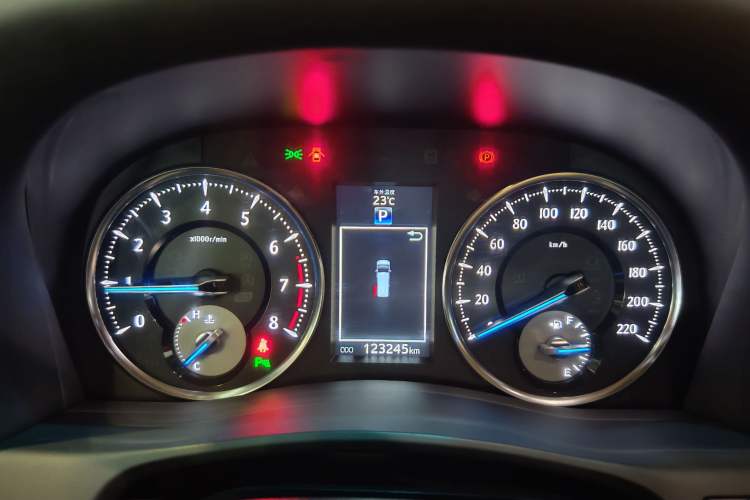 Used Toyota Alphard 2015 3.5L Prestige Edition Odometer Close Up