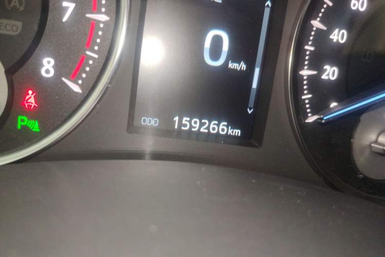 Used Toyota Alphard 2015 3.5L Luxury Edition Odometer Close Up