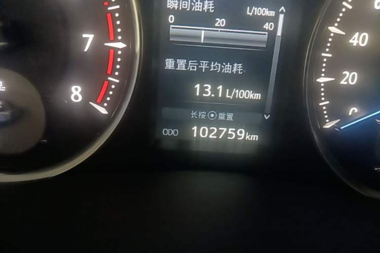 Used Toyota Alphard 2015 3.5L Prestige Edition Odometer Close Up