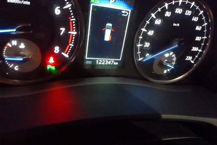 Used Toyota Alphard 2015 3.5L Luxury Edition Odometer Close Up