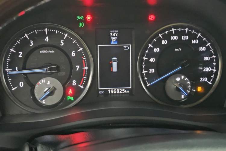 Used Toyota Alphard 2015 3.5L Luxury Edition Odometer Close Up