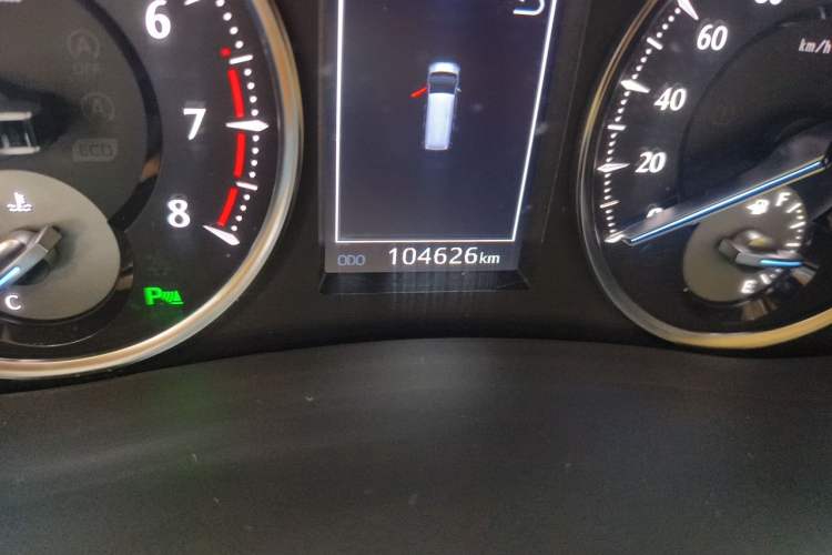 Used Toyota Alphard 2015 3.5L Luxury Edition Odometer Close Up