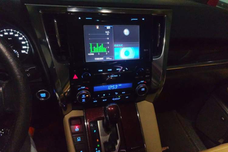 Used Toyota Alphard 2015 3.5L Luxury Edition Audio And AC Panel