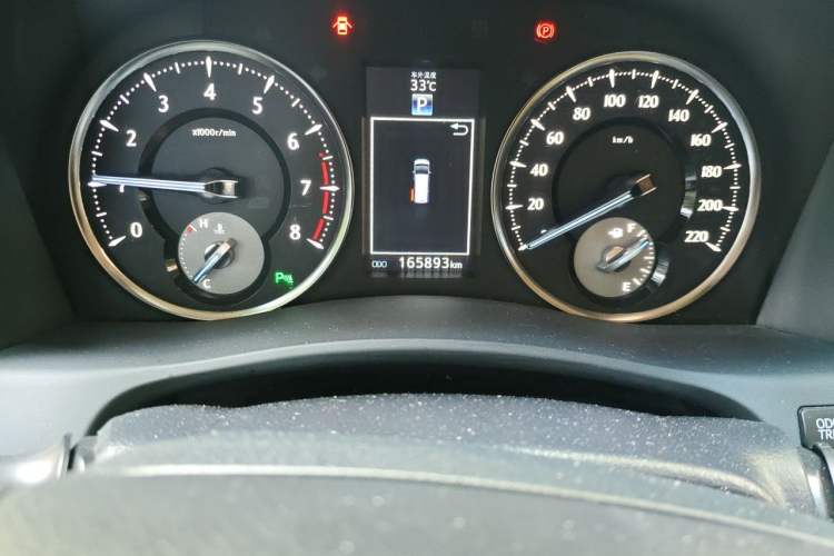 Used Toyota Alphard 2015 3.5L Luxury Edition Odometer Close Up