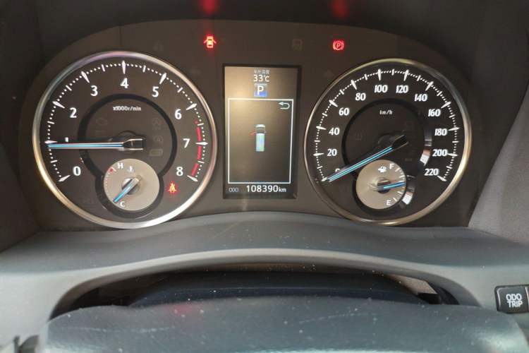 Used Toyota Alphard 2015 3.5L Prestige Edition Odometer Close Up