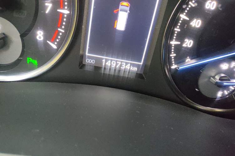 Used Toyota Alphard 2015 3.5L Luxury Edition Odometer Close Up