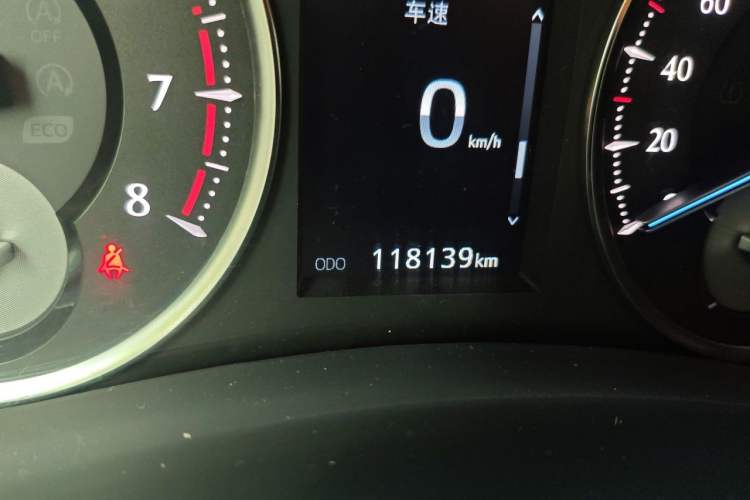 Used Toyota Alphard  Odometer Close Up