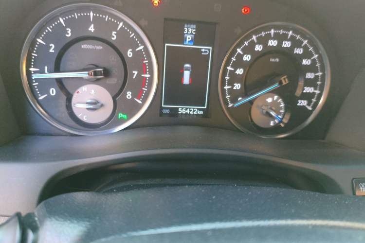 Used Toyota Alphard  Odometer Close Up