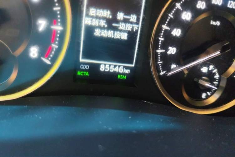 Used Toyota Alphard 2018 Revised Version 3.5L Luxury Edition Odometer Close Up