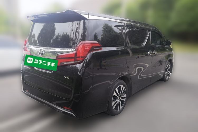 Used Toyota Alphard 2018 Revised Version 3.5L Luxury Edition Rear Right 45 Deg