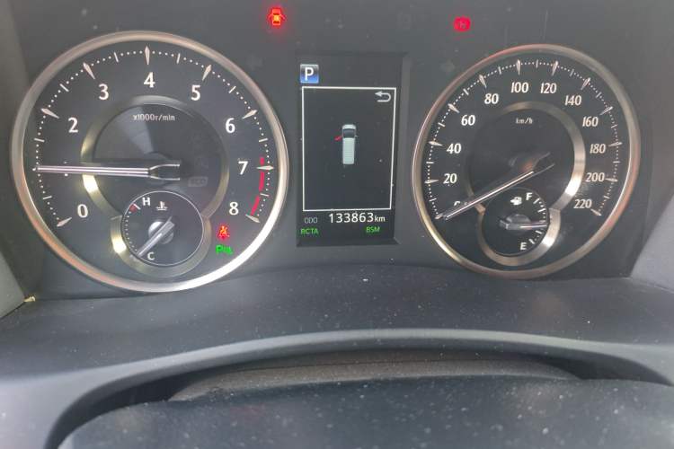 Used Toyota Alphard 2018 Revised Version 3.5L Luxury Edition Odometer Close Up