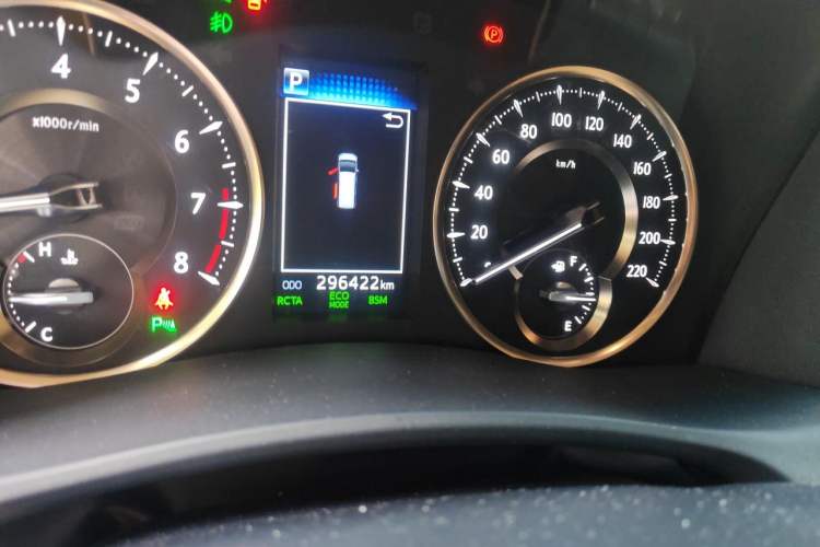 Used Toyota Alphard 2018 Revised Version 3.5L Luxury Edition Odometer Close Up
