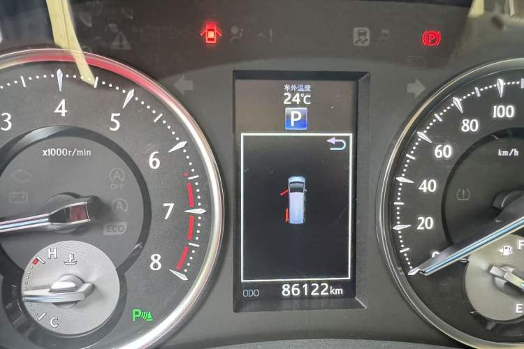 Used Toyota Alphard 2018 3.5L Luxury Edition Odometer Close Up