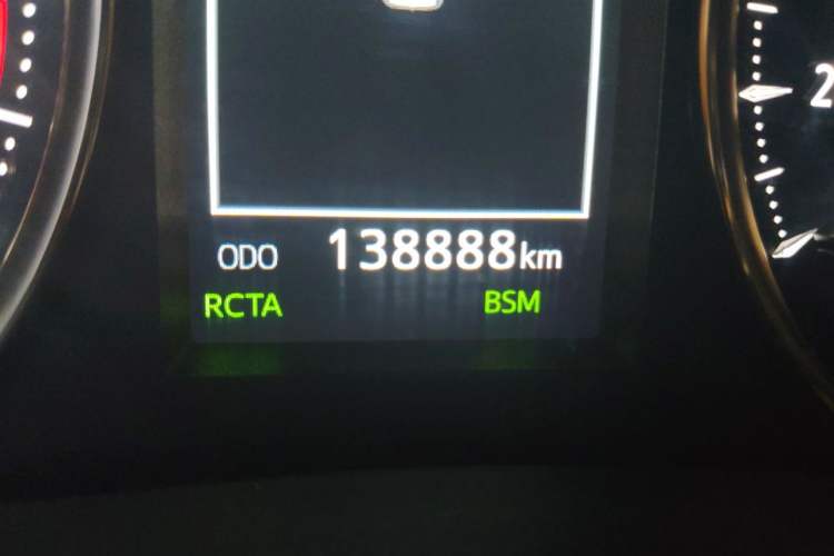 Used Toyota Alphard 2018 Revised Version 3.5L Luxury Edition Odometer Close Up