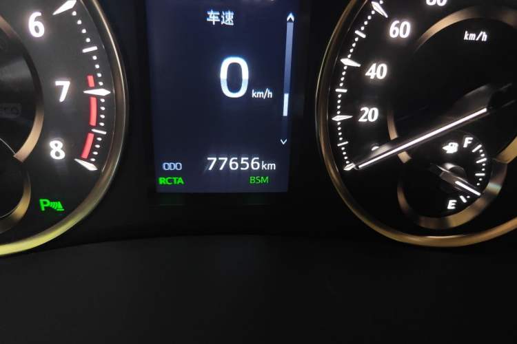Used Toyota Alphard 2018 Revised Version 3.5L Luxury Edition Odometer Close Up