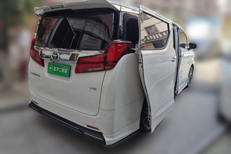 Used Toyota Alphard 2018 Revised Version 3.5L Luxury Edition Rear Right 45 Deg