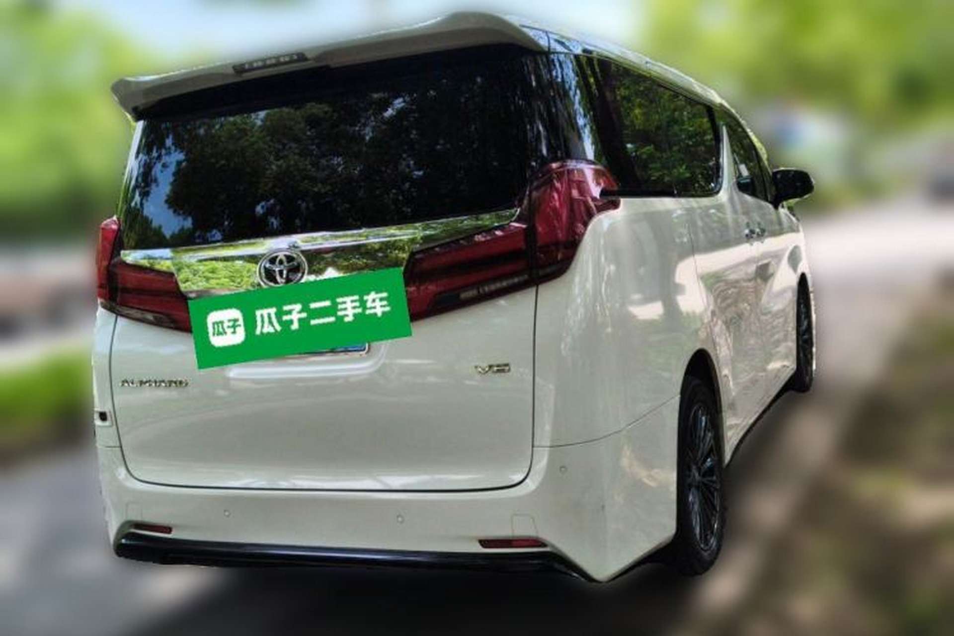 Used Toyota Alphard 2018 Revised Version 3.5L Luxury Edition Rear Right 45 Deg