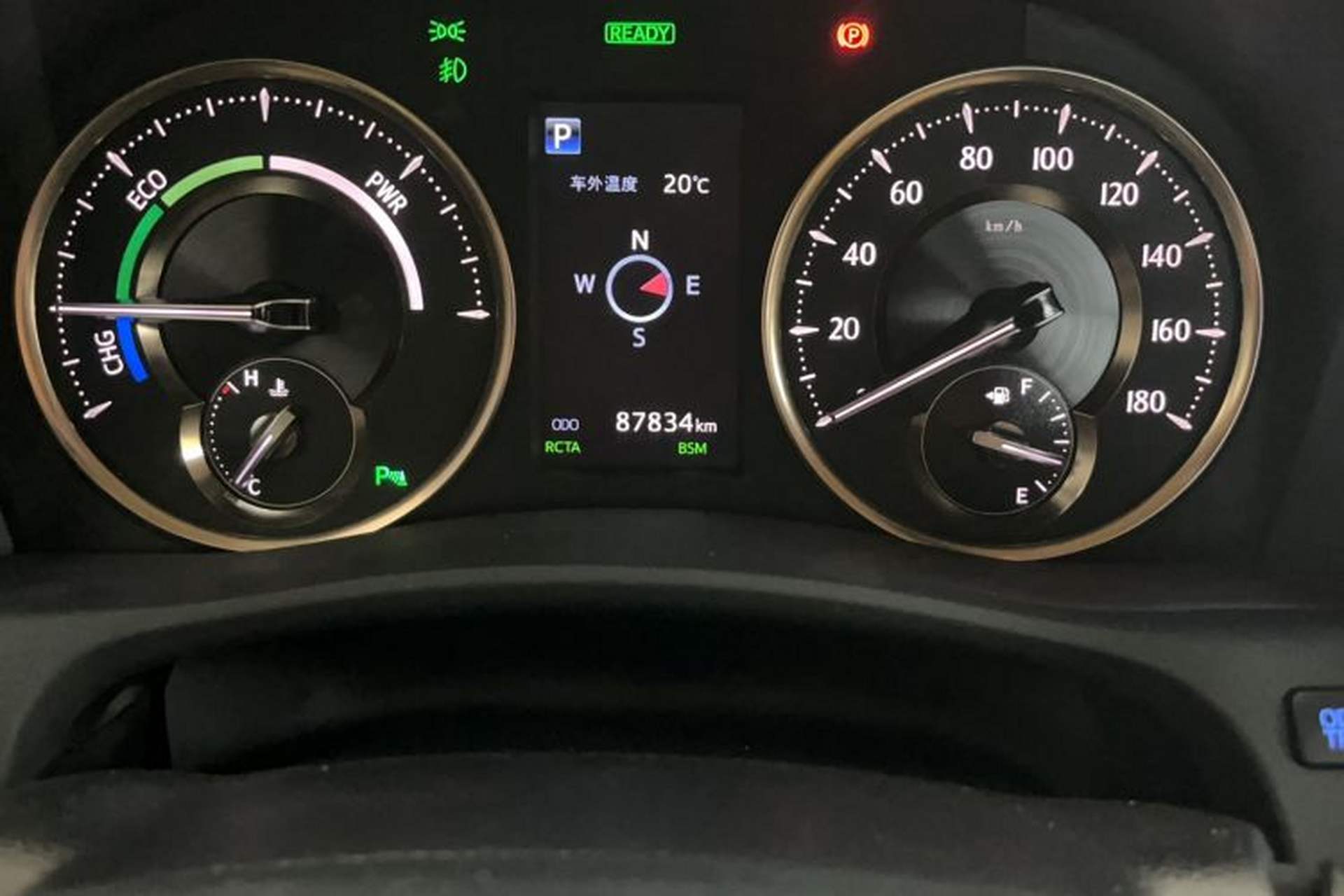 Used Toyota Alphard 2019 Dual-Engine 2.5L Luxury Edition Odometer Close Up