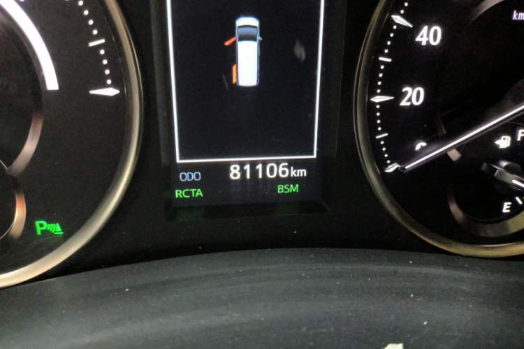 Used Toyota Alphard 2019 Dual-Engine 2.5L Prestige Edition Odometer Close Up