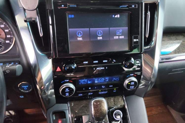 Used Toyota Alphard 2019 Dual-Engine 2.5L Prestige Edition Audio And AC Panel