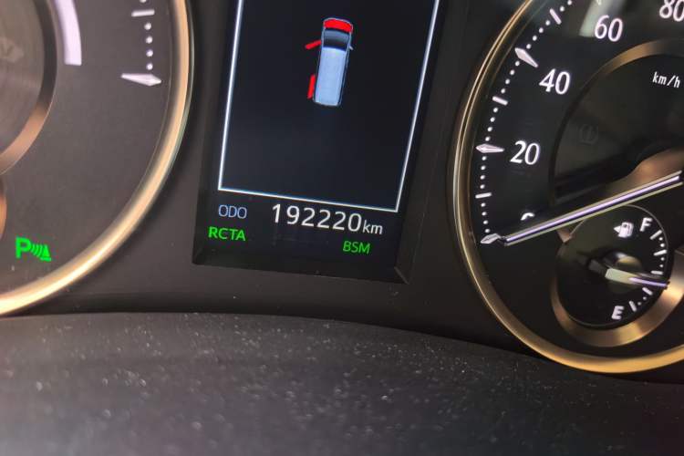 Used Toyota Alphard 2019 Dual-Engine 2.5L Prestige Edition Odometer Close Up